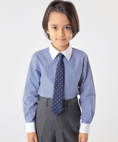 SHIPS（シップス）の「SHIPS KIDS:小紋柄 ネクタイ（ネクタイ・キッズ・ネイビー・ONE SIZE）」の3枚目の写真