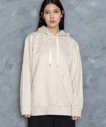 Starting Over（スターティングオーバー）の「faux suede switching design cutsew/スウェードタッチ 切り替えデザイン パーカー（パーカー）」