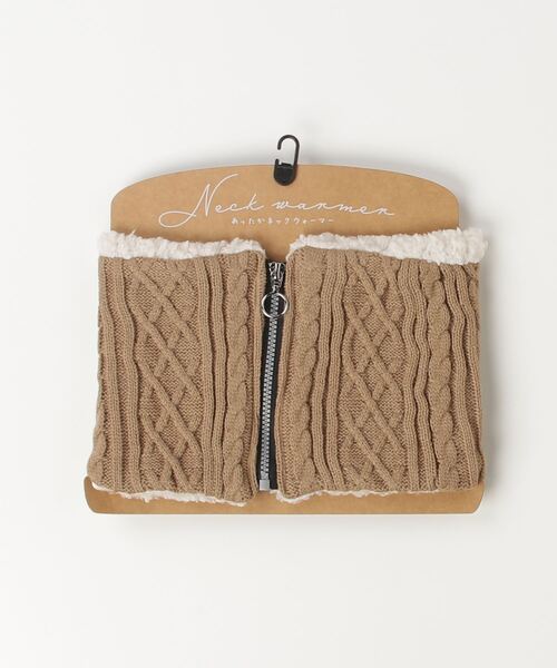 FUNALIVE(ファンアライブ)の「裏ボアネックウォーマー(ネックウォーマー/スヌード・レディース・チャコールグレー/アイボリー/ブラック/ベージュ・FREE)」の16枚目の写真