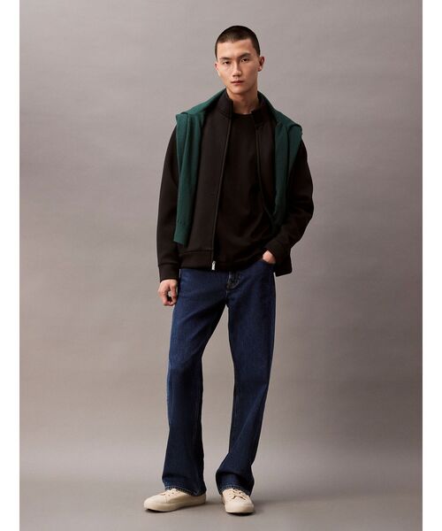 Calvin Klein（カルバン・クライン）の「Tシャツ - [Cha Eun-woo / チャ・ウヌ着用商品]クルーネックショートスリーブTシャツ（Tシャツ/カットソー・メンズ・レッド系その他/ブラック系/グレイッシュベージュ/アイボリー/ブラック・M/L/S/XS/XL）」の10枚目の写真