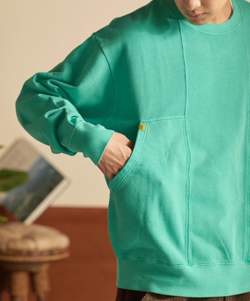 【セール】COBMASTER/コブマスター 裏毛 ピグメント染め ラゲッジスウェット（スウェット）｜go slow caravan（ゴースローキャラバン）