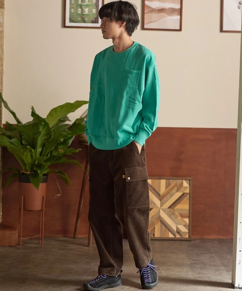 【セール】COBMASTER/コブマスター 裏毛 ピグメント染め ラゲッジスウェット（スウェット）｜go slow caravan（ゴースローキャラバン）