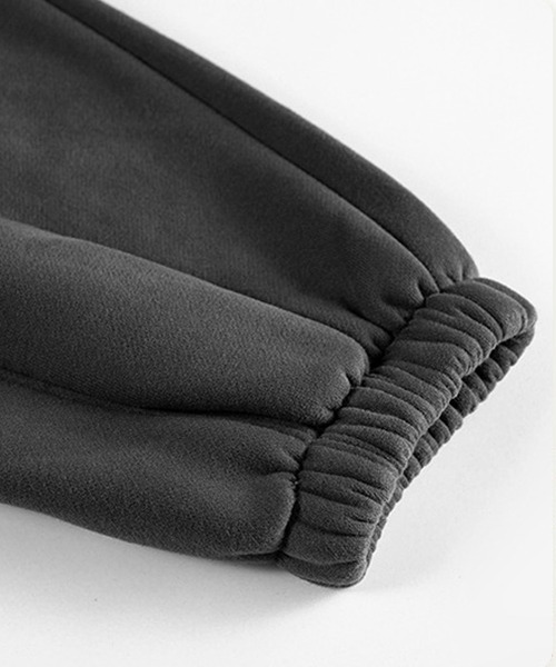 CORPUS TOKYO（コーパス トーキョー）の「【セットアップ対応】ヘムシュリンク裏起毛スウェットパンツ（スウェットパンツ・メンズ・ダークグレー/ヘザーグレー/ブラック/ホワイト・3/2/1/4）」の14枚目の写真