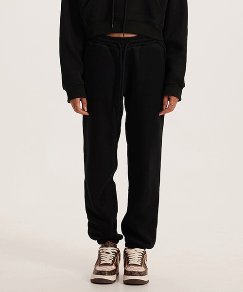 CORPUS TOKYO（コーパス トーキョー）の「【セットアップ対応】ヘムシュリンク裏起毛スウェットパンツ（スウェットパンツ・メンズ・ダークグレー/ヘザーグレー/ブラック/ホワイト・3/2/1/4）」の17枚目の写真