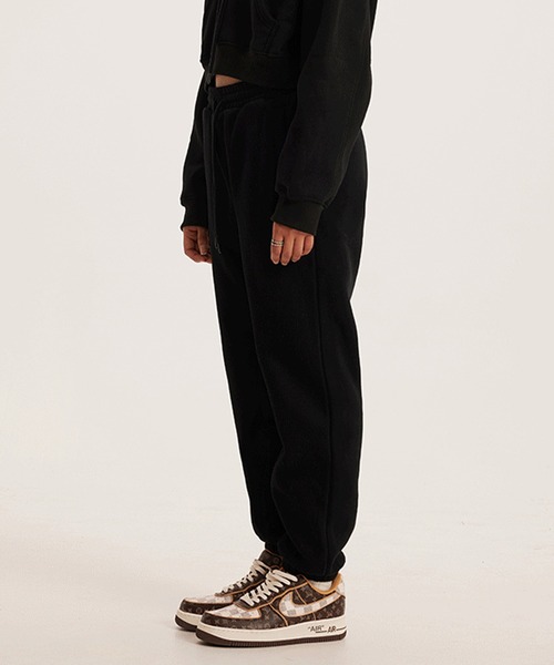 CORPUS TOKYO（コーパス トーキョー）の「【セットアップ対応】ヘムシュリンク裏起毛スウェットパンツ（スウェットパンツ・メンズ・ダークグレー/ヘザーグレー/ブラック/ホワイト・3/2/1/4）」の18枚目の写真