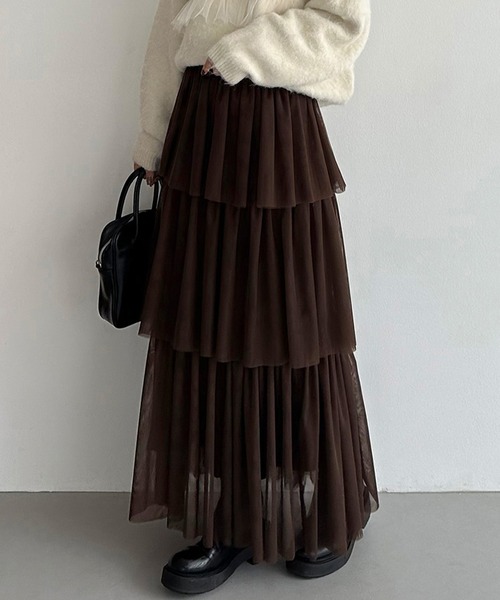 セール】[高身長サイズMT/低身長サイズS有り]チュールティアード