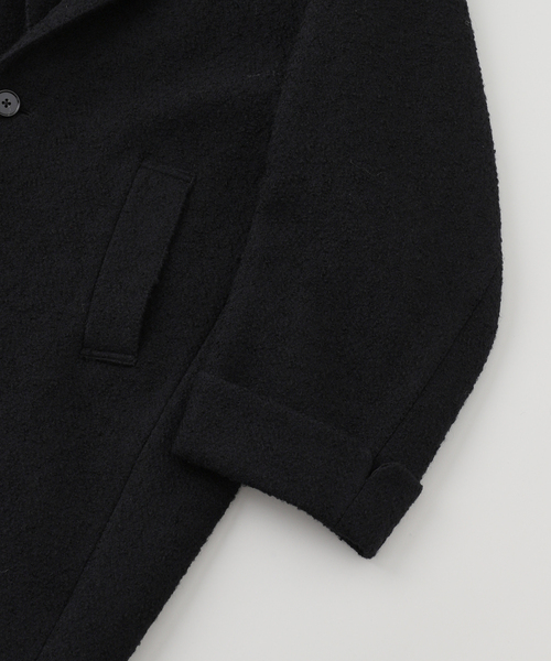 EDIFICE（エディフィス）の「COUTURE D’ADAM(クチュール ド アダム) Cocoon BK COAT（チェスターコート・メンズ・ブラック・40/42）」の4枚目の写真