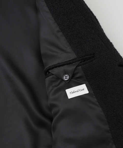 EDIFICE（エディフィス）の「COUTURE D’ADAM(クチュール ド アダム) Cocoon BK COAT（チェスターコート・メンズ・ブラック・40/42）」の6枚目の写真