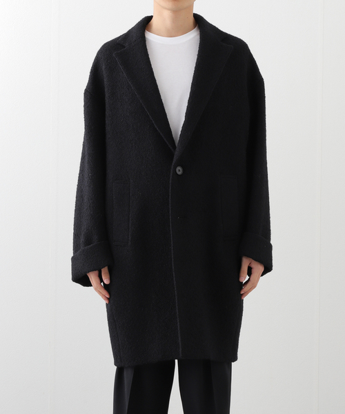 EDIFICE（エディフィス）の「COUTURE D’ADAM(クチュール ド アダム) Cocoon BK COAT（チェスターコート・メンズ・ブラック・40/42）」の8枚目の写真