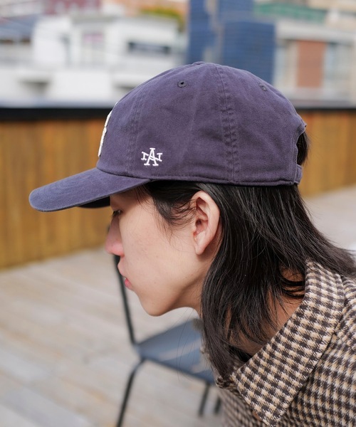 AMERICAN NEEDLE（アメリカンニードル）の「CAP/AMERICAN NEEDLE(アメリカンニードル) ARCHIVE - CHICAGO AMERICAN GIANTSシカゴアメリカンジャイアンツロゴ刺繍クラシックデザインベースボールキャップ（キャップ・メンズ・ネイビー・FREE）」の3枚目の写真