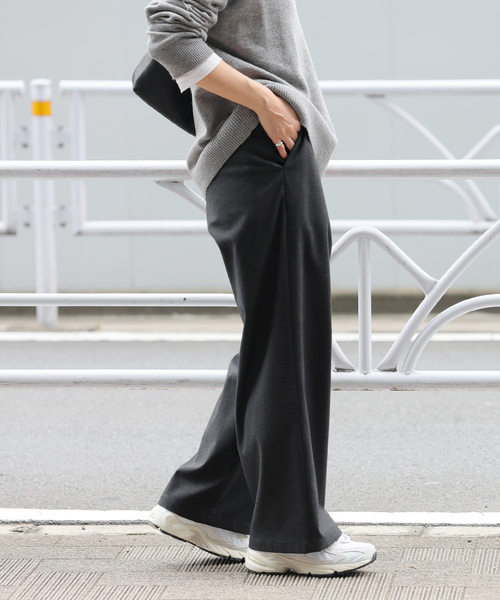 フロントタック ストレートパンツジャックムス フロントタック ストレートパンツジャックムス GU公式 | タック