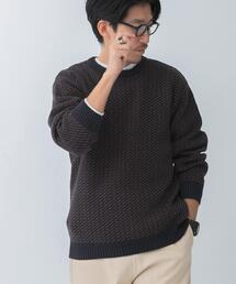 ITEMS URBANRESEARCH | マシンウォッシャブル バーズアイ クルーニット(ニット/セーター)