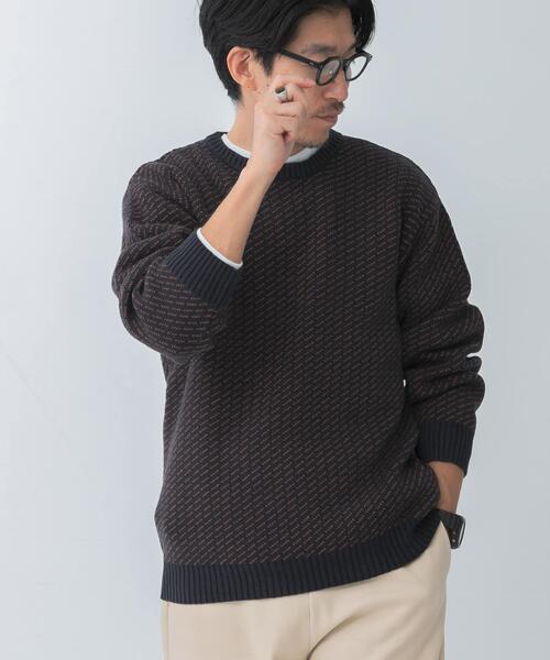 マシンウォッシャブル バーズアイ クルーニット（ニット/セーター）｜ITEMS URBANRESEARCH（アイテムズ アーバンリサーチ）