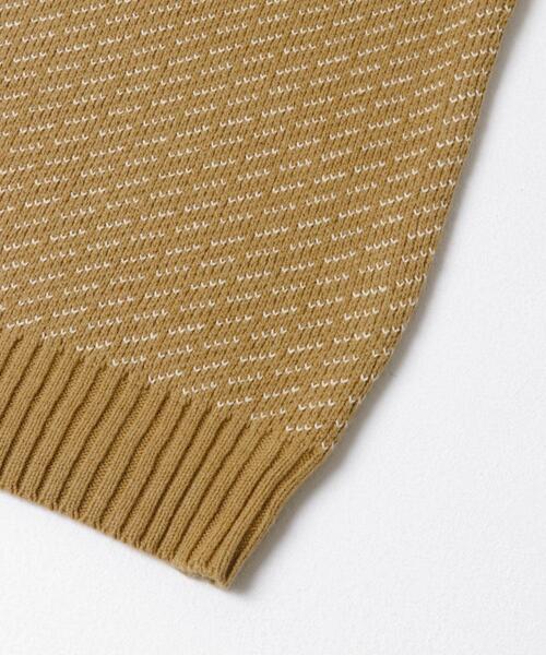 ITEMS URBANRESEARCH(アイテムズ アーバンリサーチ)の「マシンウォッシャブル バーズアイ クルーニット(ニット/セーター・メンズ・ベージュ/ネイビー/ブラック・MEDIUM/LARGE)」の11枚目の写真