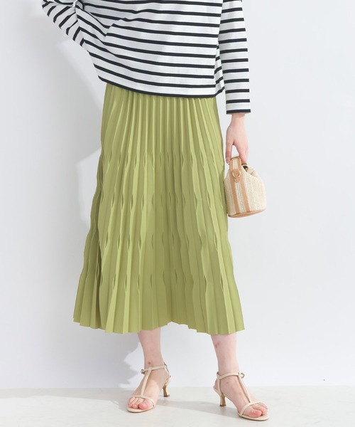 Lo-Fi（ローファイ）の「【WEB限定】【HANDWASHABLE】ダイヤプリーツスカート（スカート・レディース・ブルー/イエロー・M）」の2枚目の写真