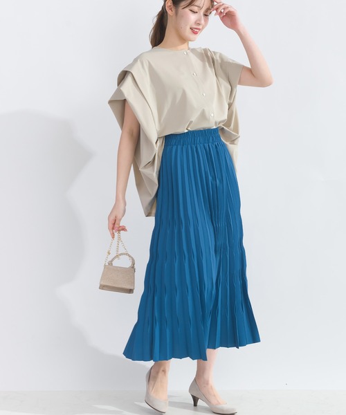 Lo-Fi（ローファイ）の「【WEB限定】【HANDWASHABLE】ダイヤプリーツスカート（スカート・レディース・ブルー/イエロー・M）」の11枚目の写真