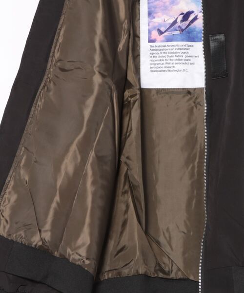 rovtski（ロフトスキー）の「Z)【BLINGLEADS】MA-1 ブルゾン（MA-1・メンズ・ブラック・FREE）」の3枚目の写真