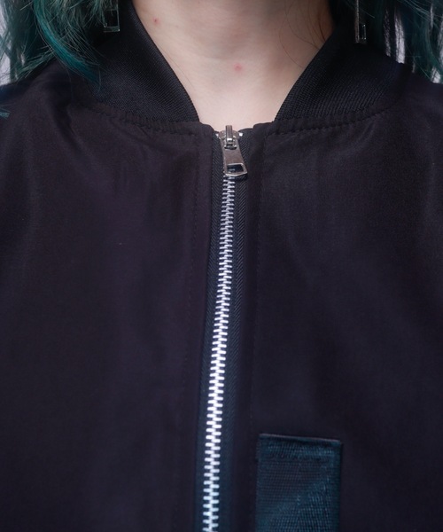 rovtski（ロフトスキー）の「Z)【BLINGLEADS】MA-1 ブルゾン（MA-1・メンズ・ブラック・FREE）」の15枚目の写真
