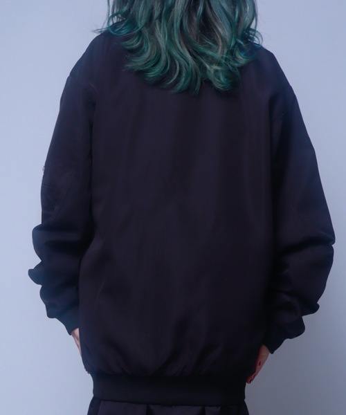 rovtski（ロフトスキー）の「Z)【BLINGLEADS】MA-1 ブルゾン（MA-1・メンズ・ブラック・FREE）」の14枚目の写真