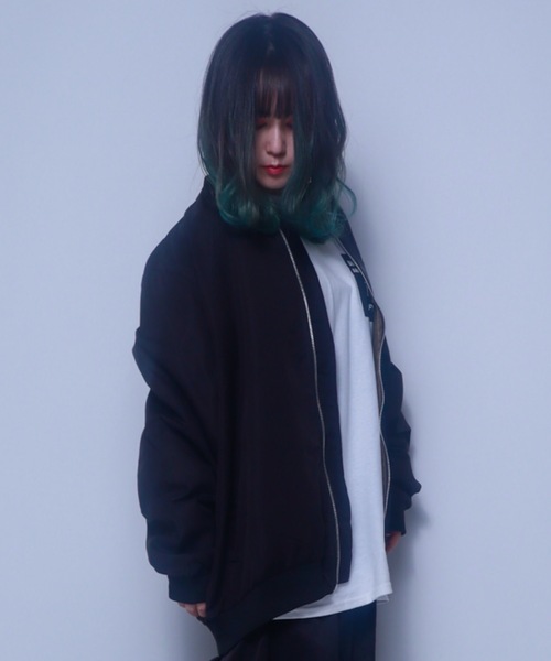 rovtski（ロフトスキー）の「Z)【BLINGLEADS】MA-1 ブルゾン（MA-1・メンズ・ブラック・FREE）」の7枚目の写真