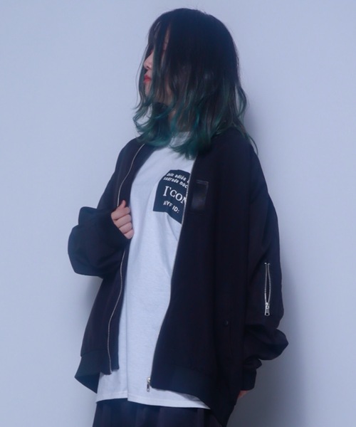 rovtski（ロフトスキー）の「Z)【BLINGLEADS】MA-1 ブルゾン（MA-1・メンズ・ブラック・FREE）」の5枚目の写真