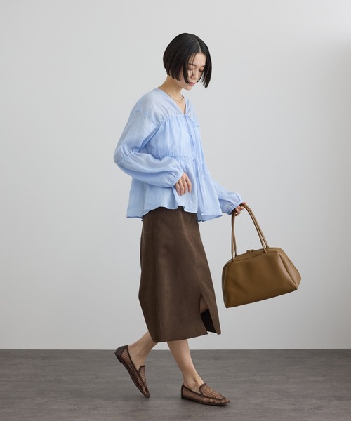 スプリットレザーミドルボストンバッグ 2 / 軽量（ボストンバッグ