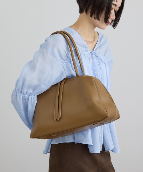 スプリットレザーミドルボストンバッグ 2 / 軽量（ボストンバッグ