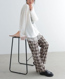 n'OrLABEL | 『ストレートチェックパンツ』(その他パンツ)