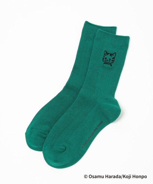 LEPSIM（レプシィム）の「【OSAMU GOODS×LEPSIM】アソートソックス　251603（ソックス/靴下・レディース・アイボリー/ホワイト×ブラック/ブラック/チャコールグレー/グリーン/レッド・ONE SIZE）」の5枚目の写真