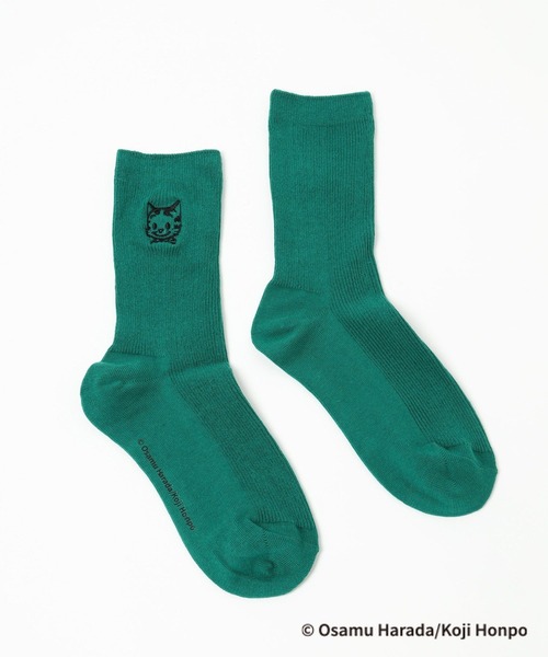 LEPSIM（レプシィム）の「【OSAMU GOODS×LEPSIM】アソートソックス　251603（ソックス/靴下・レディース・アイボリー/ホワイト×ブラック/ブラック/チャコールグレー/グリーン/レッド・ONE SIZE）」の8枚目の写真