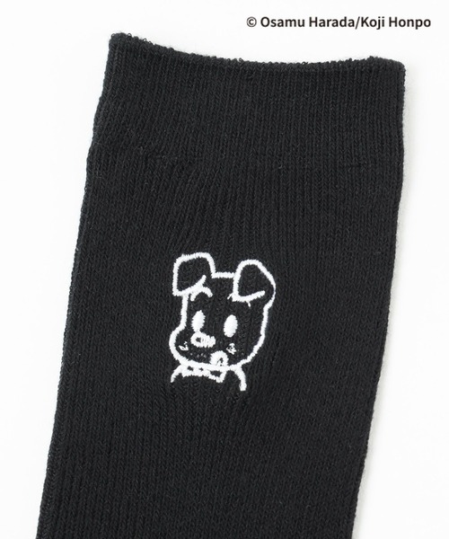 LEPSIM（レプシィム）の「【OSAMU GOODS×LEPSIM】アソートソックス　251603（ソックス/靴下・レディース・アイボリー/ホワイト×ブラック/ブラック/チャコールグレー/グリーン/レッド・ONE SIZE）」の11枚目の写真