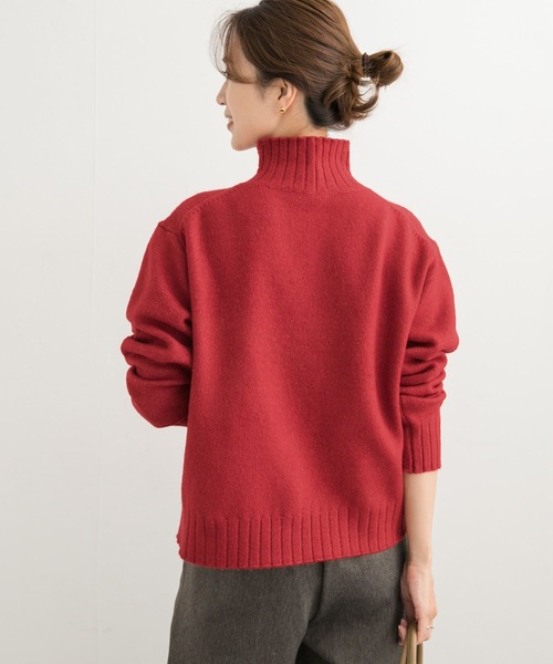 URBAN RESEARCH DOORS（アーバンリサーチドアーズ）の「タートルネックニット（ニット/セーター・レディース・ブラック/アイボリー/レッド/イエロー・MEDIUM）」の21枚目の写真