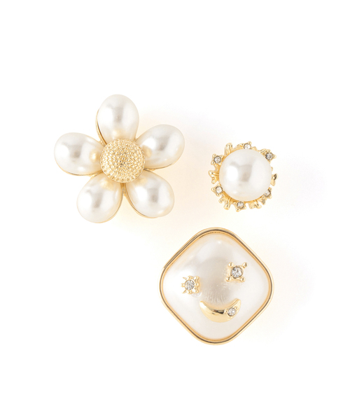 ROPE' PICNIC（ロペピクニック）の「ボタンピンブローチセット（ブローチ/コサージュ・レディース・ゴールド/ゴールド系その他・FREE）」の5枚目の写真