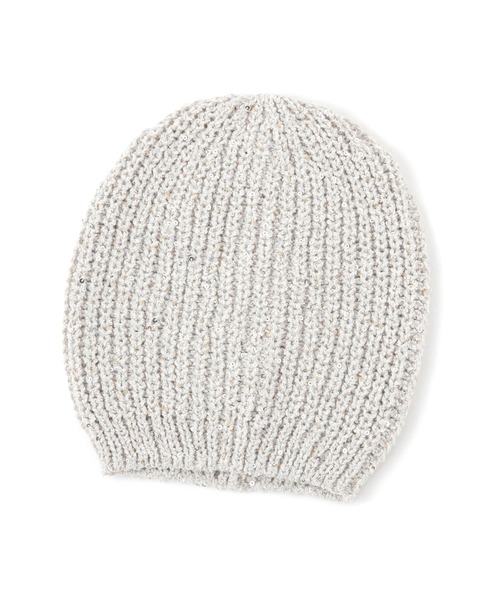 LAKOLE（ラコレ）の「ローゲージキラキラワッチ / 248352（ニットキャップ/ビーニー・レディース・ブラック/オフホワイト/グレー・FREE）」の13枚目の写真