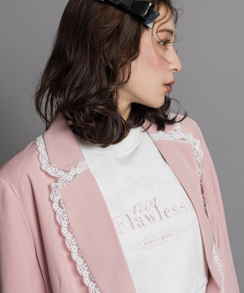 【not Flawless/ノットフロウレス】ロゴショートスウェット（スウェット）｜not Flawless（ノットフロウレス）