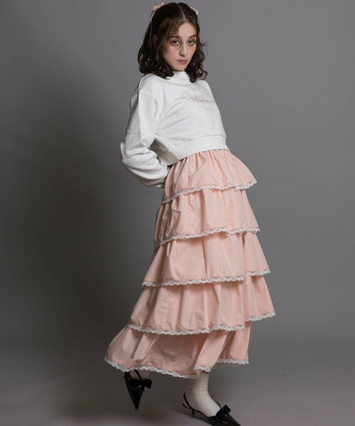 【not Flawless/ノットフロウレス】ロゴショートスウェット（スウェット）｜not Flawless（ノットフロウレス）