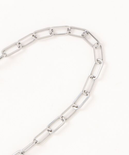 LOWRYS FARM(ローリーズファーム)の「ステンレスLFチェーンネックレス 283647(ネックレス・レディース・グレー・FREE)」の2枚目の写真