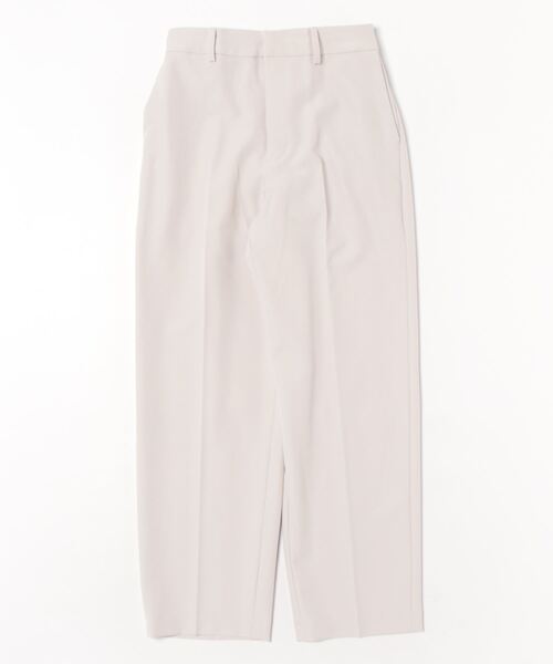 m.f.editorial(エムエフエディトリアル)の「【ストレッチ ウォッシャブル】m.f.エディトリアルレディース ワイドパンツ ライトグレー(セットアップ可能)(スーツパンツ・レディース・ライトグレー・S/MEDIUM/LARGE/X-LARGE)」の3枚目の写真