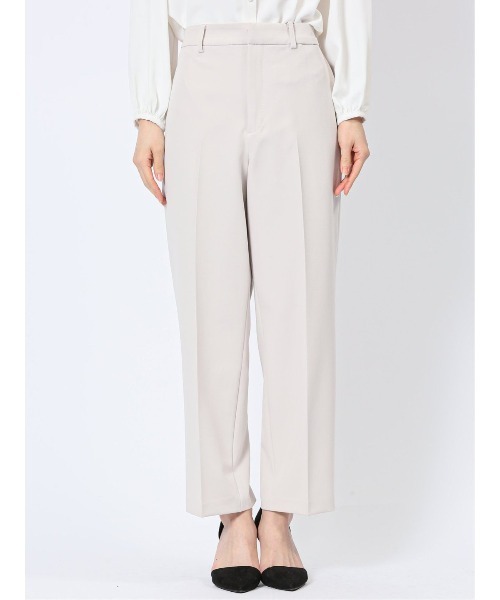 m.f.editorial(エムエフエディトリアル)の「【ストレッチ ウォッシャブル】m.f.エディトリアルレディース ワイドパンツ ライトグレー(セットアップ可能)(スーツパンツ・レディース・ライトグレー・S/MEDIUM/LARGE/X-LARGE)」の7枚目の写真