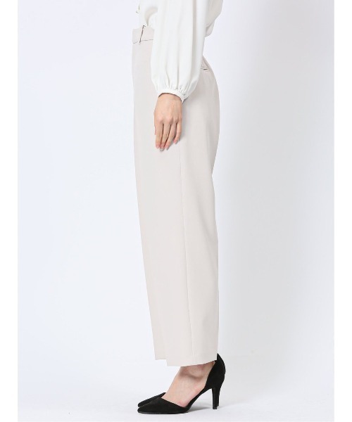 m.f.editorial(エムエフエディトリアル)の「【ストレッチ ウォッシャブル】m.f.エディトリアルレディース ワイドパンツ ライトグレー(セットアップ可能)(スーツパンツ・レディース・ライトグレー・S/MEDIUM/LARGE/X-LARGE)」の8枚目の写真