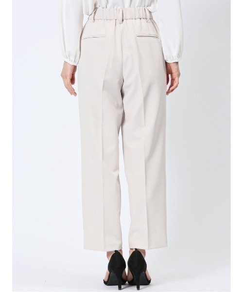 m.f.editorial(エムエフエディトリアル)の「【ストレッチ ウォッシャブル】m.f.エディトリアルレディース ワイドパンツ ライトグレー(セットアップ可能)(スーツパンツ・レディース・ライトグレー・S/MEDIUM/LARGE/X-LARGE)」の9枚目の写真