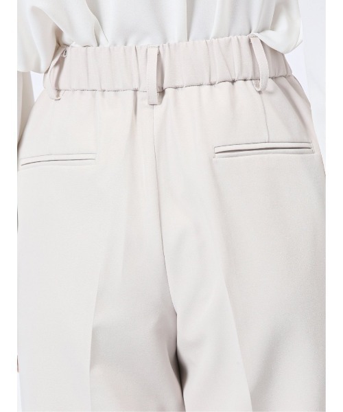 m.f.editorial(エムエフエディトリアル)の「【ストレッチ ウォッシャブル】m.f.エディトリアルレディース ワイドパンツ ライトグレー(セットアップ可能)(スーツパンツ・レディース・ライトグレー・S/MEDIUM/LARGE/X-LARGE)」の11枚目の写真