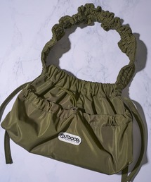 OUTDOOR PRODUCTS | 【OUTDOOR PRODUCTS / アウトドアプロダクツ】Gather Drost Handbag / ギャザードローストリングハンドバッグ(ハンドバッグ)
