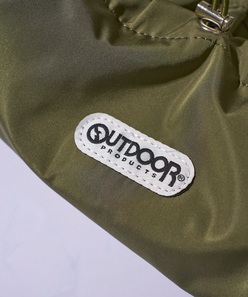 OUTDOOR PRODUCTS（アウトドアプロダクツ）の「【OUTDOOR PRODUCTS / アウトドアプロダクツ】Gather Drost Handbag / ギャザードローストリングハンドバッグ（ハンドバッグ・レディース・カーキ/ブラック/パープル・FREE）」の14枚目の写真