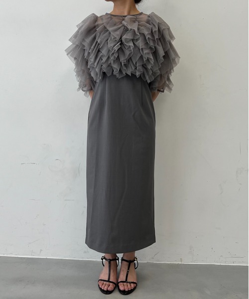 セール】チュールボレロ＆ワンピース（ワンピース）｜Trish