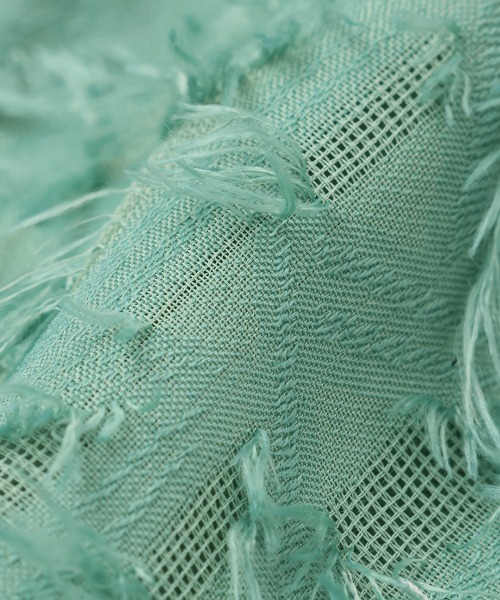 チチカカ(チチカカ)の「フリンジジャカードワンピース(ワンピース・レディース・グリーン/ブラック・FREE)」の3枚目の写真