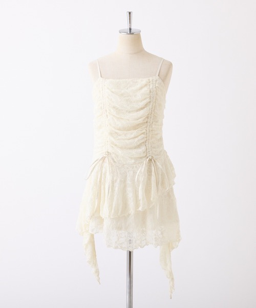 イレヘムドロストキャミチュニック（チュニック）｜one after another