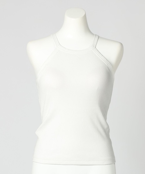bijorie(ビジュリィ)の「【bijorie】カップ付きホルターネックアメスリ/NEW BASIC 25SS(キャミソール・レディース・ブラック/カーキ/サックスブルー/オフホワイト・MEDIUM/LARGE/LG)」の6枚目の写真