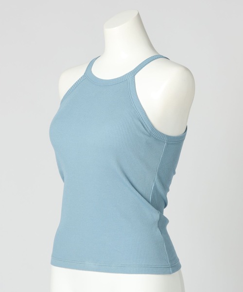bijorie(ビジュリィ)の「【bijorie】カップ付きホルターネックアメスリ/NEW BASIC 25SS(キャミソール・レディース・ブラック/カーキ/サックスブルー/オフホワイト・MEDIUM/LARGE/LG)」の10枚目の写真