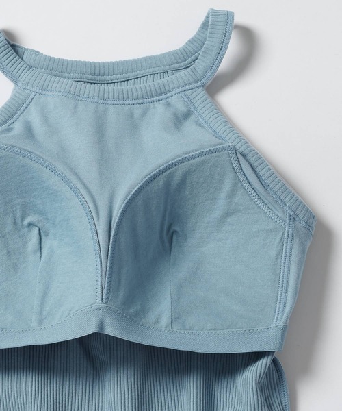 bijorie(ビジュリィ)の「【bijorie】カップ付きホルターネックアメスリ/NEW BASIC 25SS(キャミソール・レディース・ブラック/カーキ/サックスブルー/オフホワイト・MEDIUM/LARGE/LG)」の12枚目の写真